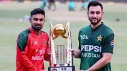 How To Watch PAK vs BAN 2nd T20I 2025 Free Live Streaming Online? Get Telecast Details of Pakistan vs Bangladesh Cricket Match on TV