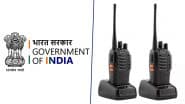 Government Bans Walkie-Talkie Sale: CCPA Issues Notices to Amazon, Flipkart, Meesho, OLX Over Listing, Sale of Wireless Devices Without Proper Licensing and ETA Compliance