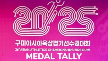 Asian Athletics Championships 2025 Medal Tally Live: Get India's Standings on Medal Table of AAC in Gumi