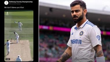 'We Don't Blame You' Official County Championship Handle Takes Jibe At Virat Kohli Following Retirement Rumours Ahead Of IND vs ENG 2025 Test Series (Watch Video)