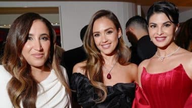 Cannes 2025: Jacqueline Fernandez Meets Jessica Alba at Cannes Film Festival, Says 'I Left Feeling Inspired and Wanting To Grow More' (See Pics)