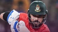 Parvez Hossain Emon Slams Fastest T20I Hundred for Bangladesh, Becomes Second Bangladeshi Batter To Register Ton in Format During UAE vs BAN 1st T20I 2025 (Watch Video)