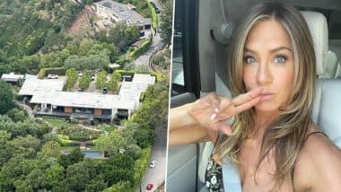 Jennifer Aniston Home Breach: Man Crashes Car Through Hollywood Star’s Bel Air Mansion in Los Angeles, Detained (Watch Video)