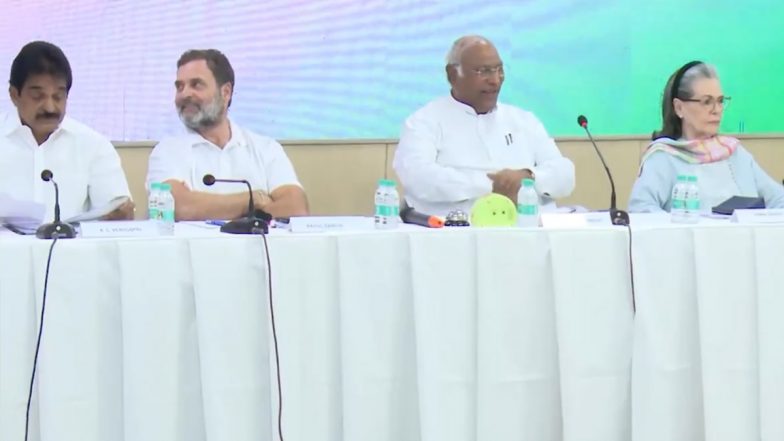 Congress CWC Meeting To Convene in Bihar for the First Time Today Ahead of Assembly Elections; Rahul Gandhi and Other Key Leaders To Attend