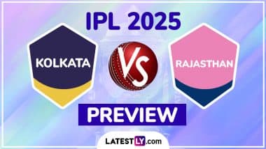 KKR vs RR IPL 2025 Preview: Key Battles, H2H, Impact Players and More About Kolkata Knight Riders vs Rajasthan Royals Indian Premier League Season 18 Match 53
