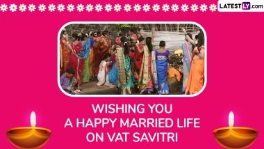 Vat Savitri 2025 Images and HD Wallpapers for Free Download Online: Wish Happy Savitri Brata With WhatsApp Messages and Facebook Greetings
