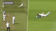 Ben Foakes Takes Splendid One-Handed Catch To Dismiss Jonathan Tattersall During Surrey vs Yorkshire County Championship 2025 Match (Watch Video)