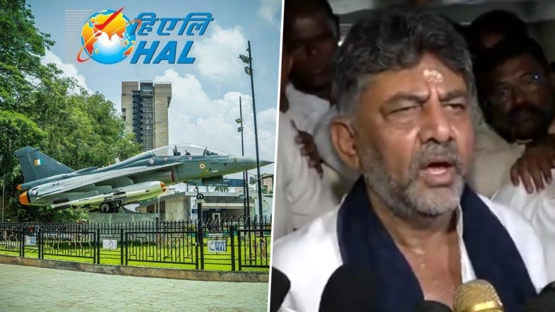 HAL Shifting Row: Karnataka Deputy CM DK Shivakumar Says State Government Will Not Allow Shifting of Hindustan Aeronautics Limited Out of Bengaluru Amid Chandrababu Naidu’s Relocation Push
