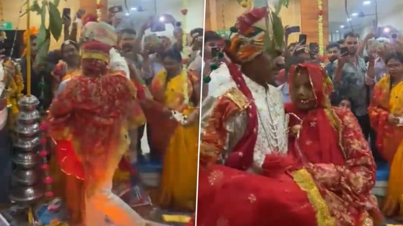 Wedding in Rajgarh Hospital: Groom Carries Sick Bride in Arms for 슬롯사이트Saat Phere슬롯사이트 Inside OPD in Madhya Pradesh, Video Goes Viral