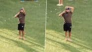 Rohit Sharma Signals Fan Not To Shoot While on a Phone Call As He Spends Time With Family at Park in Mumbai (Watch Video)