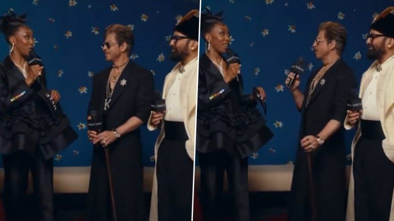 Shah Rukh Khan&rsquo;s Met Gala 2025 Debut: Sabyasachi Explains King Khan&rsquo;s Legacy in Awkward Red Carpet Interview (Watch Viral Video)