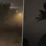 Mumbai Rains: Strong Winds, Lightning and Sudden Heavy Rain Lash Parts of City; Residents Share Videos and Photos