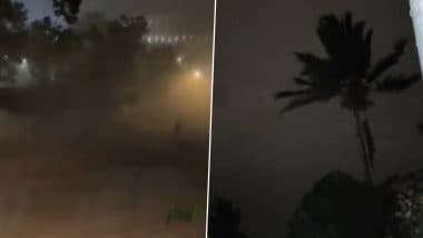 Mumbai Rains: Strong Winds, Lightning and Sudden Heavy Rain Lash Parts of City; Residents Share Videos and Photos