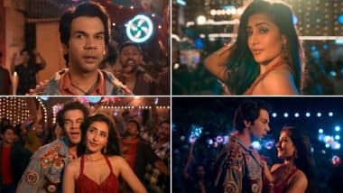 ‘Bhool Chuk Maaf’ Song ‘Ting Ling Sajna’: Dhanashree Verma Sizzles in Red in This Item Track Featuring Rajkummar Rao (Watch Video)