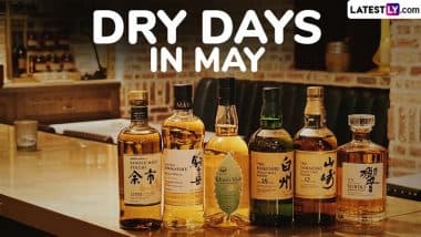 Dry Days in May 2025 in India With Festival and Event Dates: Get Full Calendar With Days When Alcohol Sale in Bars, Pubs and Liquor Stores Is Prohibited Across the Country