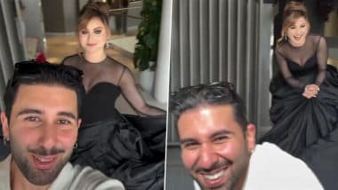 Orry Gets Cut Off by Urvashi Rautela While Vibing to ‘Dabidi Dibidi’ at Cannes 2025, Internet Sensation Calls Her ‘First Indian Woman To Capture Orry Under Her Ballgown’ in Viral Video - WATCH