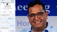 &lsquo;Impersonating Myself to Me&rsquo;: Paytm Founder Vijay Shekhar Sharma Shares Humorous WhatsApp Exchange With Scammer Who Attempted To Impersonate Him To Extract Sensitive Information About Company Funds