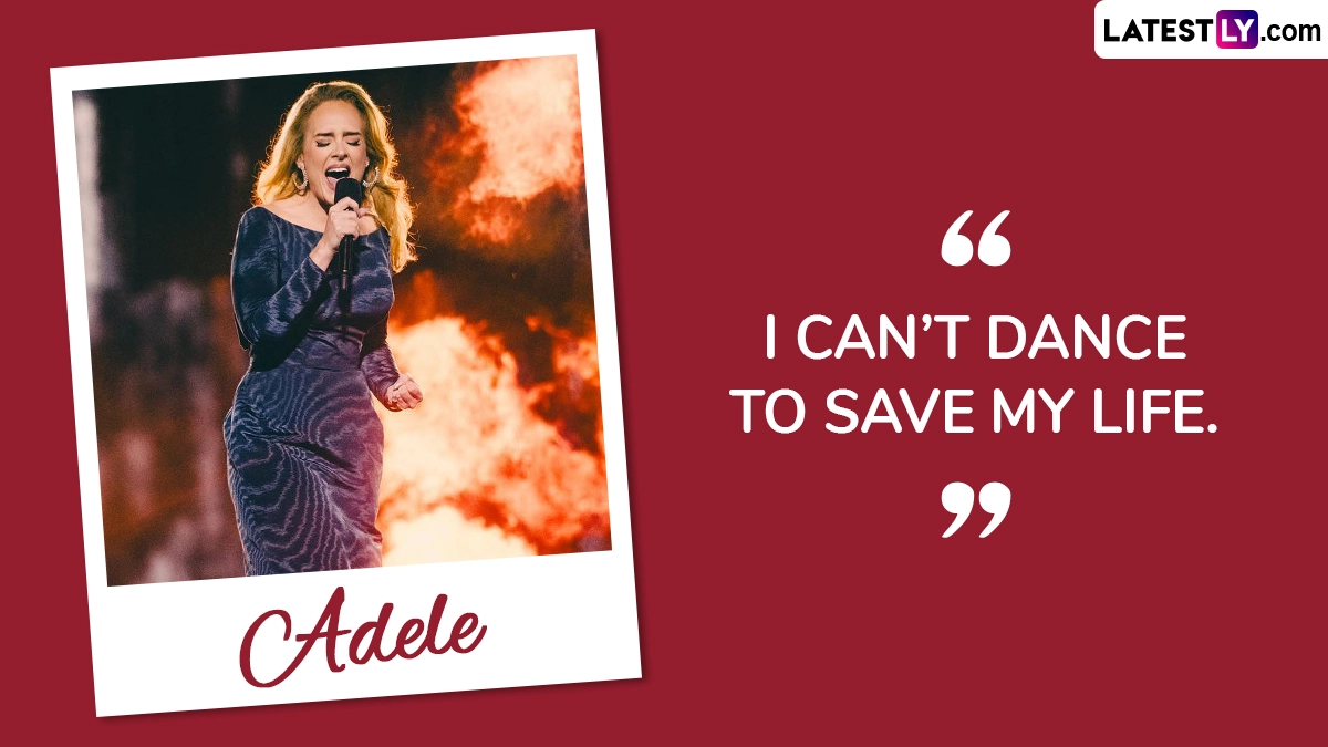 “I Can’t Dance To Save My Life.” 