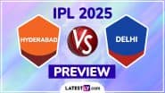 SRH vs DC IPL 2025 Preview: Key Battles, H2H, Impact Players and More About Sunrisers Hyderabad vs Delhi Capitals Indian Premier League Season 18 Match 55