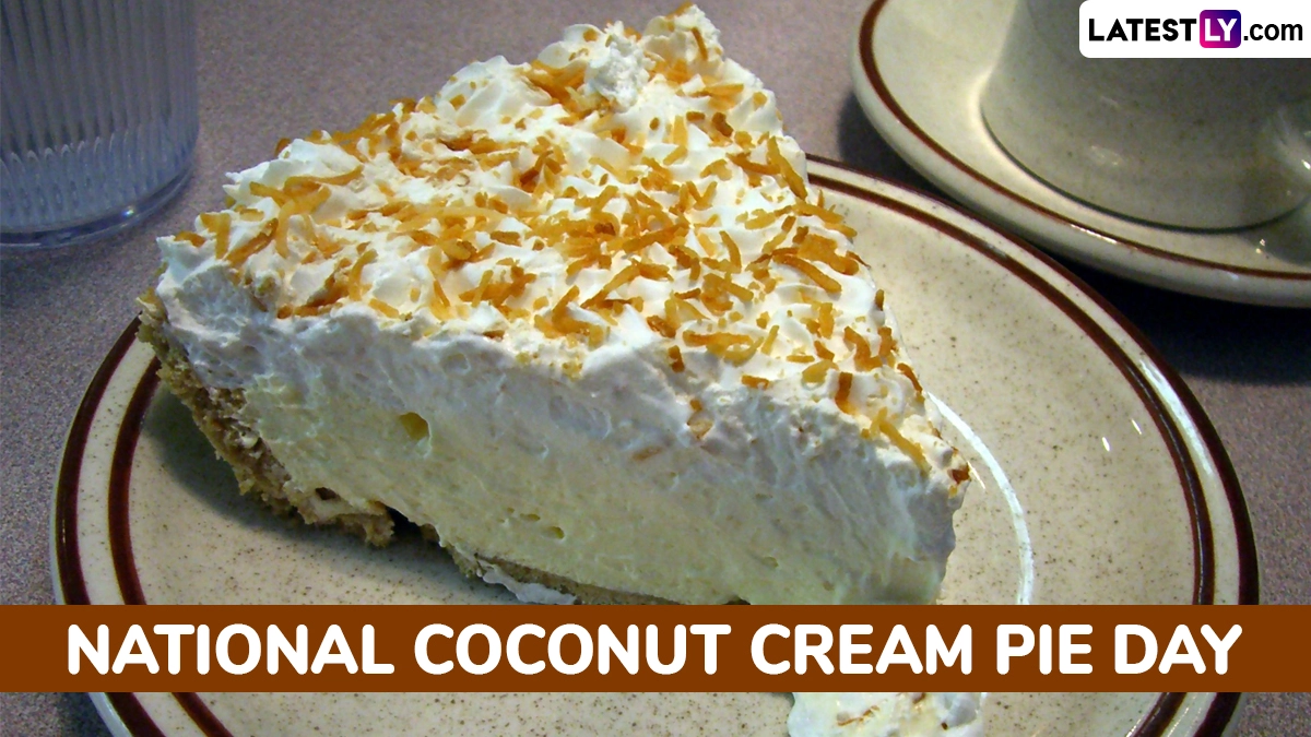National Coconut Cream Pie Day, celebrated on May 8, honours the rich, creamy dessert beloved for its flaky crust, sweet coconut custard, and whipped topping.