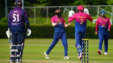 United Arab Emirates vs Scotland Live Streaming Online: Get Free Telecast Details of UAE vs SCO ODI Match in ICC Men's Cricket World Cup League 2 on TV