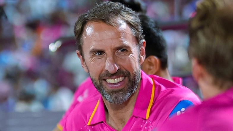 IPL 2025: Gareth Southgate and Avani Lekhara Spotted During RR vs MI Game in Jaipur