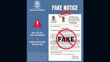 Exam Cancelled Due to War? UGC Debunks Fake Notice Going Viral Amid India-Pakistan Tensions, Says No Such Orders Have Been Issued