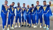 Mumbai Indians Players Pose Together Wearing Punishment Superman Jumpsuits For Being Late; Captain Hardik Pandya, Arjun Tendulkar Among Punished Stars (See Photo)