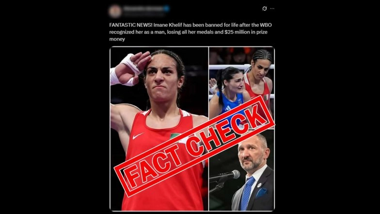 Imane Khelif Banned for Life By WBO? Here's the Fact Check