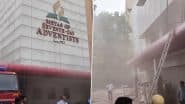 Surat Fire: Patients Evacuated As Massive Blaze Triggers Stampede-Like Situation in Athwalines Mission Hospital in Gujarat, 15 Fire Engines Deployed (Watch Video)