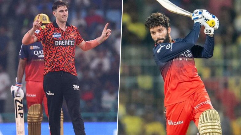 IPL 2025: Rajat Patidar, Pat Cummins Fined INR 24 Lakh, INR 12 Lakh Respectively for Slow Over-Rate