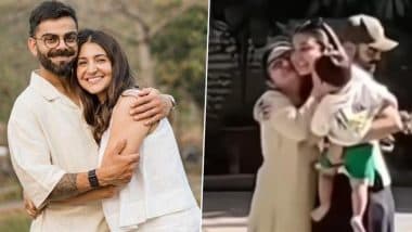 Anushka Sharma and Virat Kohli’s Adorable Family Moment With Son Akaay and Daughter Vamika Is Too Cute To Miss! (Watch Video)