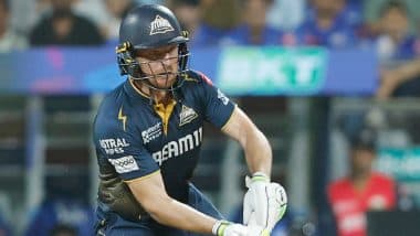 Gujarat Titans Defeat Mumbai Indians By Three Wickets in IPL 2025 Via DLS Method; Jasprit Bumrah's Heroics in Vain As Gerald Coetzee and Rahul Tewatia Take GT to Victory in Rain-Curtailed Encounter