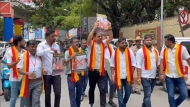 Tamannaah Bhatia Appointed As KSDL Brand Ambassador: Workers of Pro Kannada Organisations Stage Protest Demanding Removal of Actress