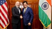 India-America Trade Deal: Union Minister of Commerce Piyush Goyal Meets US Counterpart Howard Lutnick for a Mutually Beneficial Trade Agreement (See Pics)