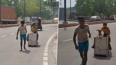 ‘This Is What Real Heroism Looks Like’: Noida Kids Melt Hearts by Taking Injured Street Dog to Hospital on DIY Cart, Viral Video Surfaces