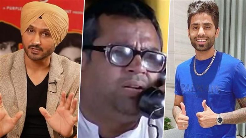 &lsquo;Akshay Bhai, Mere Pe Case&hellip;&rsquo;: Amid &lsquo;Hera Pheri 3&rsquo; Controversy, Harbhajan Singh Jokes Surya Kumar Yadav Could Replace Paresh Rawal As Babu Bhaiya in Iconic Comedy Franchise (Watch Video)