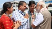 PM Narendra Modi Meets, Talks With Cricketing Prodigy Vaibhav Suryavanshi And His Parents At Patna Airport (Watch Video)