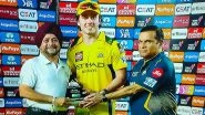Dewald Brevis Wins Man of the Match Award in GT vs CSK IPL 2025 Match