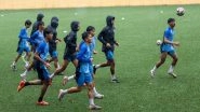 India National Football Team Looks for Calm Amid Stormy Arunachal Pradesh Weather Ahead of SAFF U19 Championship 2025 Semi-Finals Against Maldives