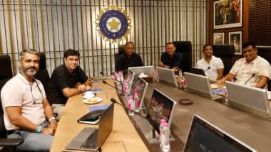 IND vs ENG 2025: Chief Selector Ajit Agarkar, Devajit Saikia Arrive at BCCI Headquarters To Pick India’s Squad for England Test Series