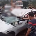 Ratnagiri Road Accident: 5 Dead After Car Plunges Into Jagbudi River Near Mumbai-Goa Highway in Maharashtra, Driver Suffers Serious Injuries (Watch Video)