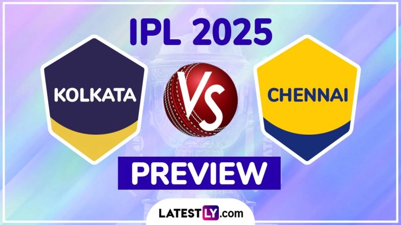 KKR vs CSK IPL 2025 Preview: Key Battles, H2H, Impact Players and More About Kolkata Knight Riders vs Chennai Super Kings Indian Premier League Season 18 Match 57