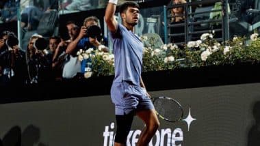 Jack Draper vs Carlos Alcaraz, Italian Open 2025 Free Live Streaming Online: How To Watch Live TV Telecast of Men's Singles Quarter Final Tennis Match?
