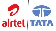 Bharti Airtel-Tata Group DTH Merger Talks End: Companies Fail To Reach Agreement for Direct-to-Home Business, Airtel Says No Satisfactory Resolution Found