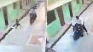 Hamirpur Accident: Speeding Motorcycle Runs Over Child’s Neck, Drags Him for Almost 20 Steps in Rath, Disturbing Video Surfaces