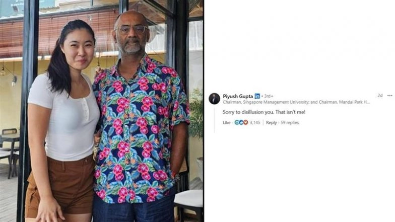 ‘Sorry To Disillusion You’: Piyush Gupta Responds to Woman’s LinkedIn Post After She Mistaked Stranger in Bali for Indian-Origin Ex-DBS CEO