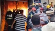Hyderabad Fire: 8 Killed, Others Injured After Blaze Erupts at Building in Gulzar Houz Near Charminar, CM Revanth Reddy Expresses Shock (Watch Videos)