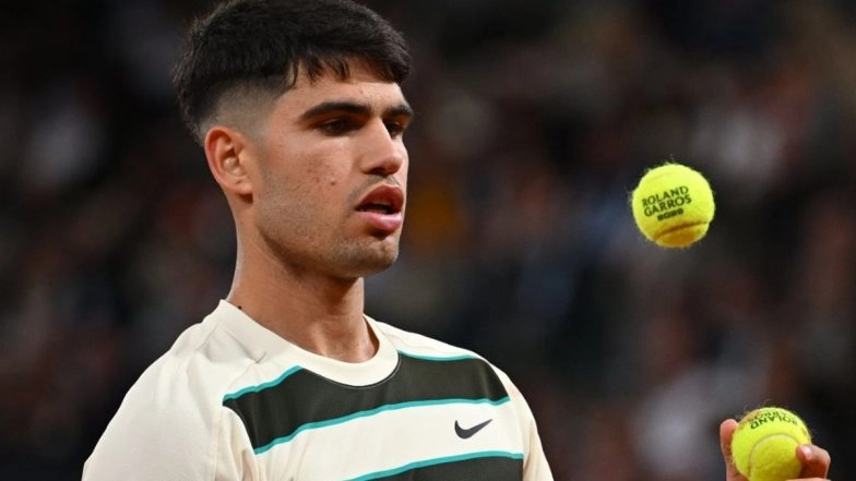 Damir Dzumhur vs Carlos Alcaraz, French Open 2025 Free Live Streaming Online: How To Watch Live TV Telecast of Men's Singles Third Round Roland Garros Tennis Match?