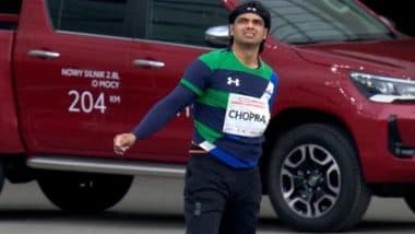 Neeraj Chopra Finishes Second at Janusz Kusocinski Memorial 2025 With 84.14M Throw, Germany’s Julian Weber Bags Top Spot